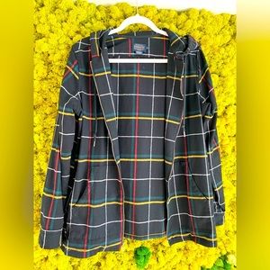 100% wool Pendleton lightweight flannel w hood